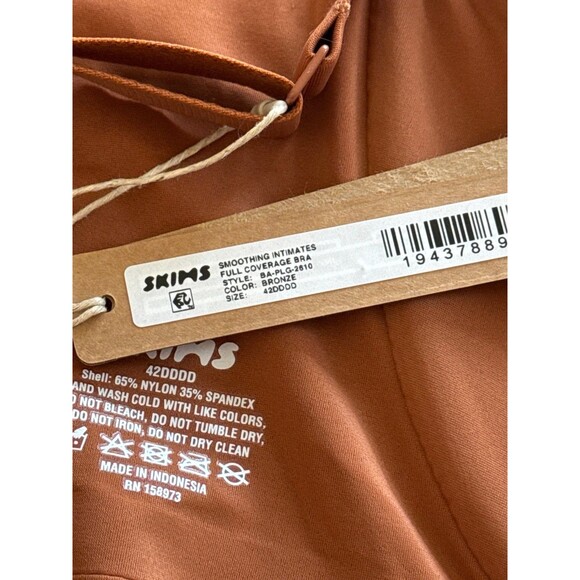 Skims Smoothing Intimates Full Coverage Bra Bronze Size 42DDDD - Picture 8 of 8